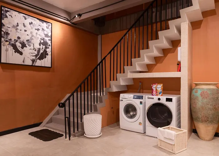 Privat bolig 35m²thonglor Kingbed/balcony/wifi500mbs/laundry Bangkok