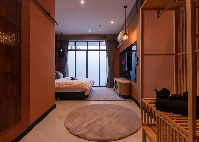 Проживание в семье 35m²thonglor Kingbed/balcony/wifi500mbs/laundry Бангкок